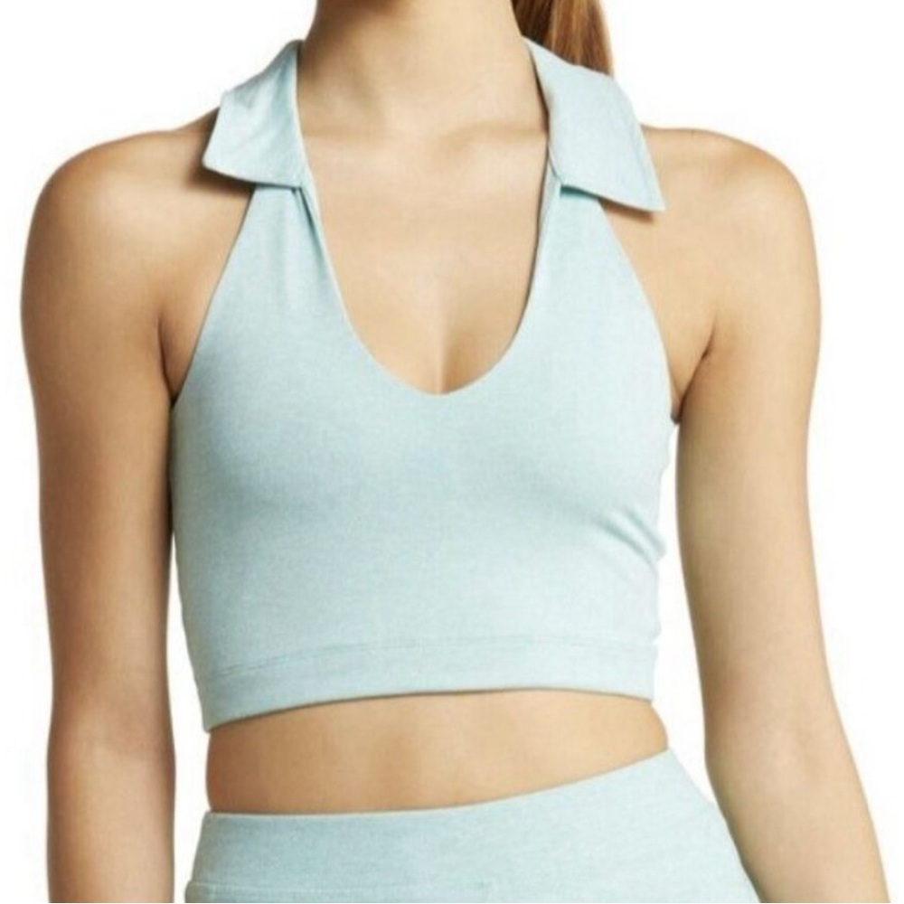 Outdoor Voices Collared Crop Top